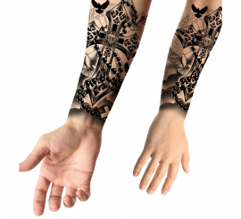 Tatuagem Cruz e Pombas