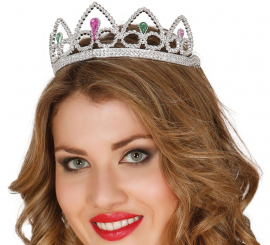 Tiara ou tiara de prata