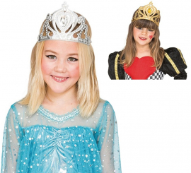 Tiara para Rainha em várias cores para meninas