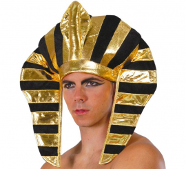 Egyptian Pharaoh headdress made of fabric
