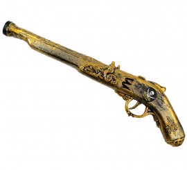 Bacamarte pirata envelhecido 38 cm