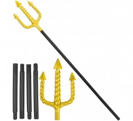 Tridente de Poseidon, destacável, 137 cm