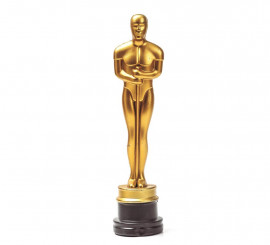 Imitação de troféu do Oscar de ouro 32 cm