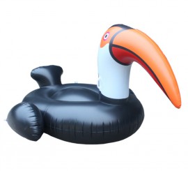 190 cm inflável tucano preto