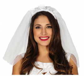 White Bridal Veil