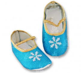 Sapatos Princesa da Neve Glitter 18x7 cm