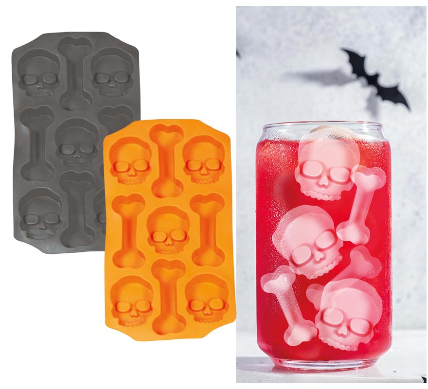 Halloween Cube Molds in 2 Assorted Models 12x22 cm Halloween Cube Molds in 2 Assorted Models 12x22 cm