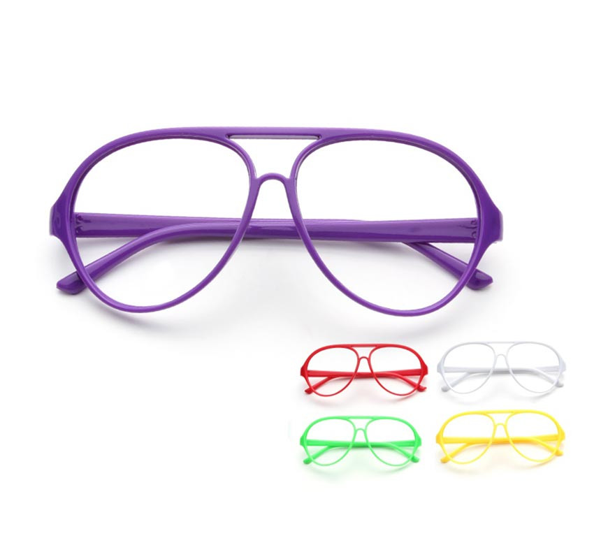Classic Aviator frames in assorted colors