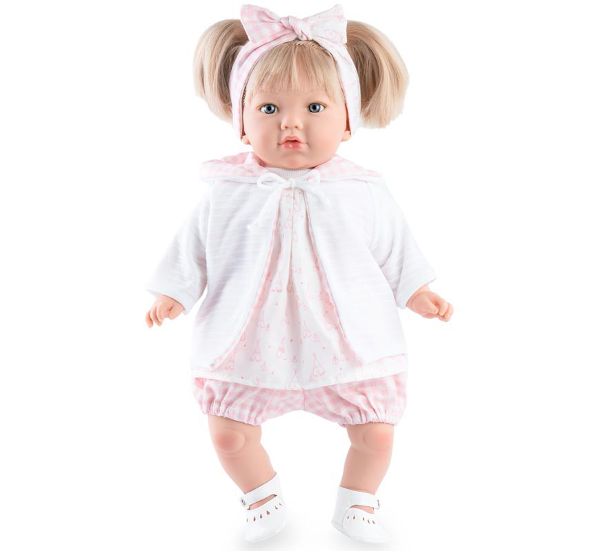 Boneca Alina Vichy de 45 cm apresentação em estojo Boneca Alina Vichy de 45 cm apresentação em estojo