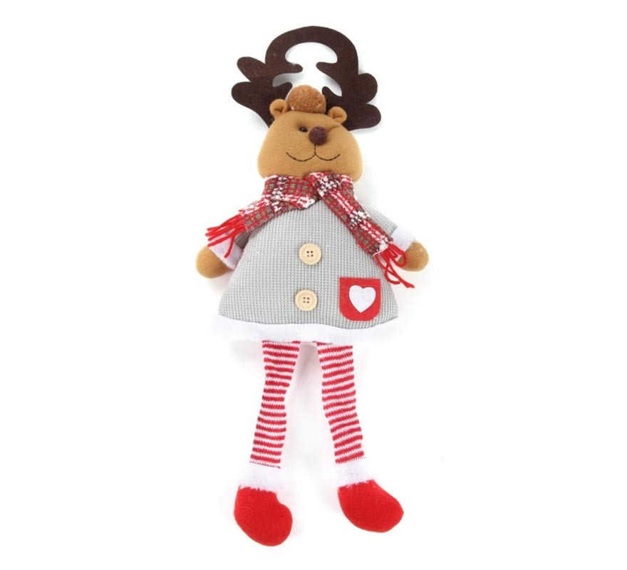 Hanging Reindeer Doll 60X21 cm
