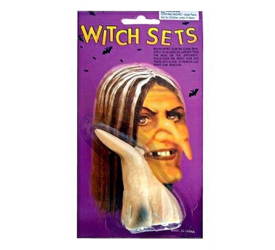 Long witch nose with wart Long witch nose with wart