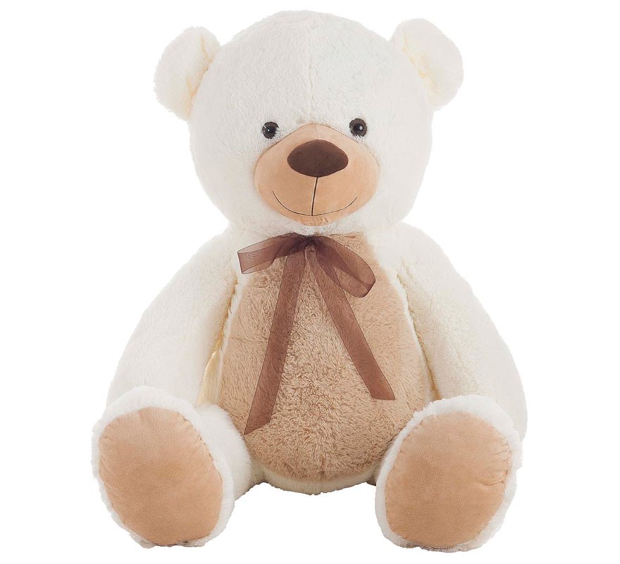 Urso de peluche bege de 140 cm