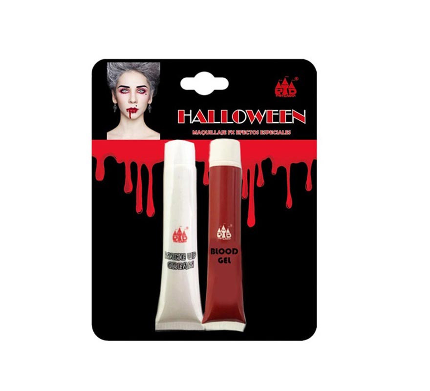 Pack of 2 White and blood makeup Pack of 2 White and blood makeup