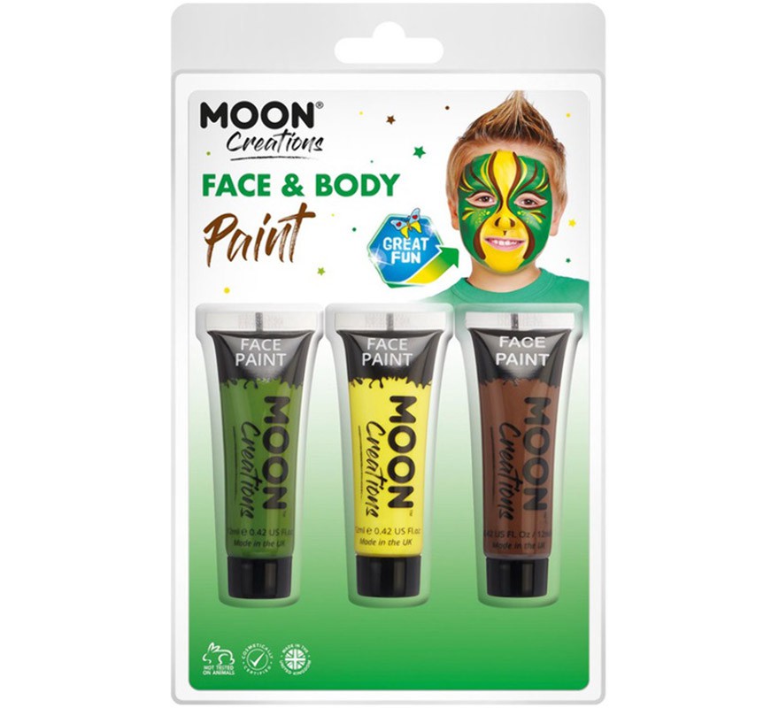 Pack of 3 Makeup for Face and Body of 12 ml Jungla