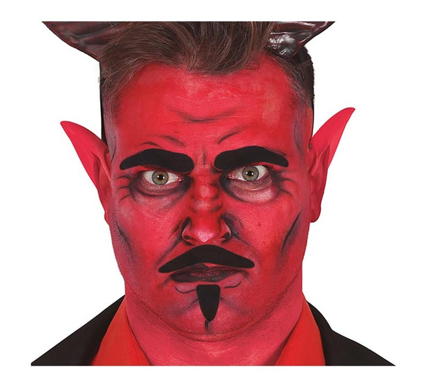 Devil Eyebrows, Mustache and Goatee Pack
