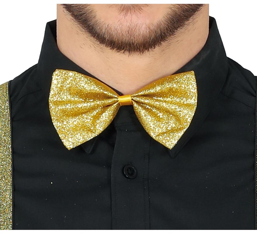 Gravata borboleta bicolor de 12 cm