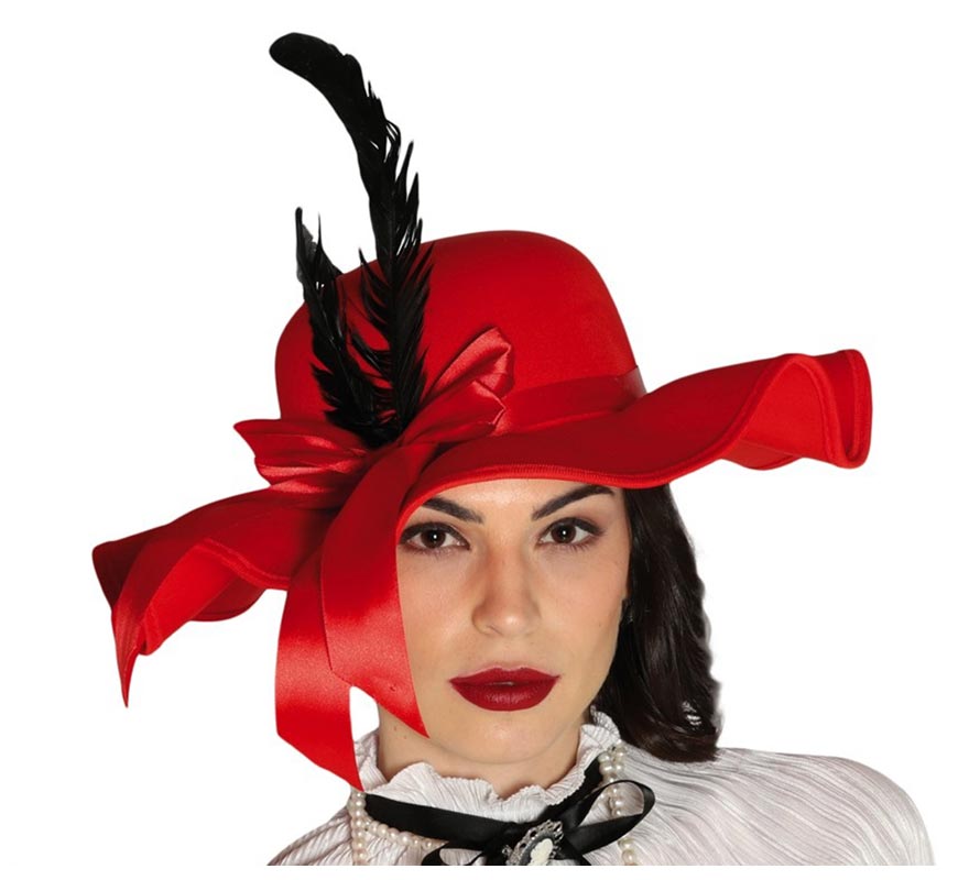 Pamela Roja com penas