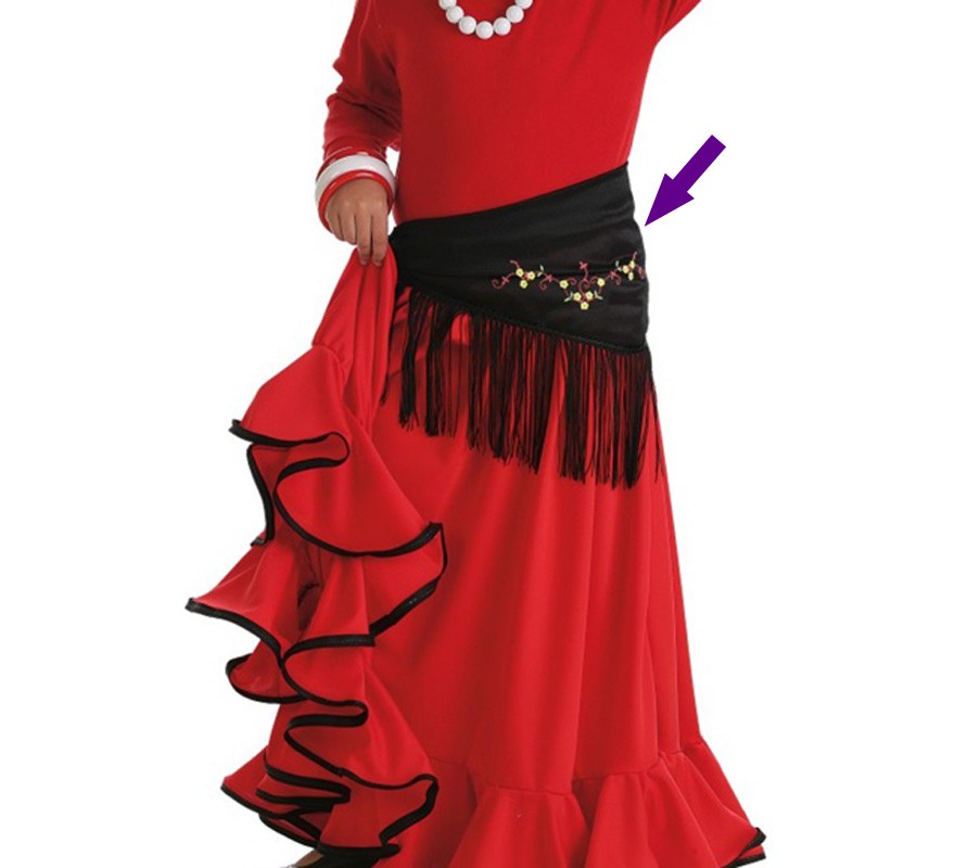 Pano de criança preto bordado