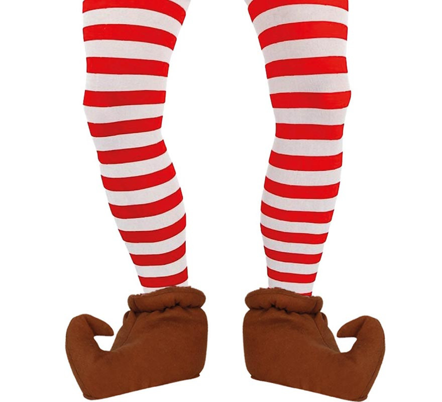 Red and White Striped Christmas Elf Tights Adult Red and White Striped Christmas Elf Tights Adult