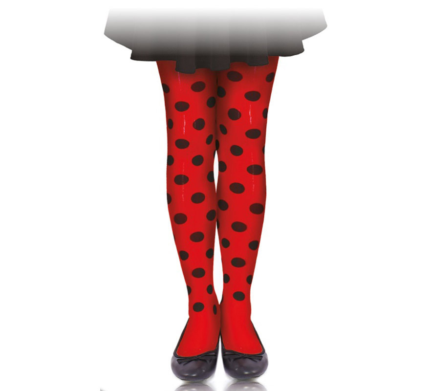 Meia-calça infantil 40 Denier Joaninha