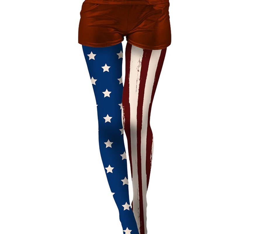 Adult Patriot Clown Pantyhose