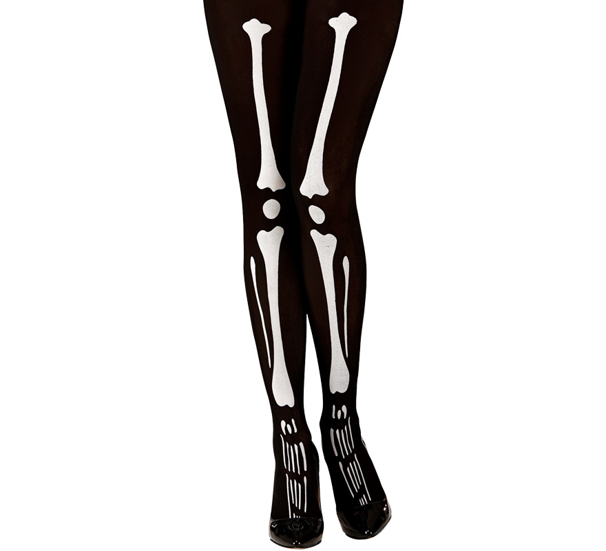 Meias-calças 40 DEN Skeleton para mulheres