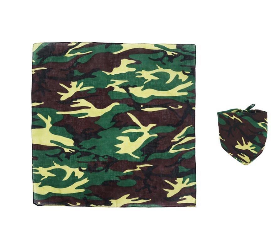 Camouflage Scarf 54x54 cm
