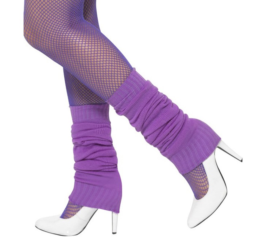 Pair of purple legwarmers Pair of purple legwarmers