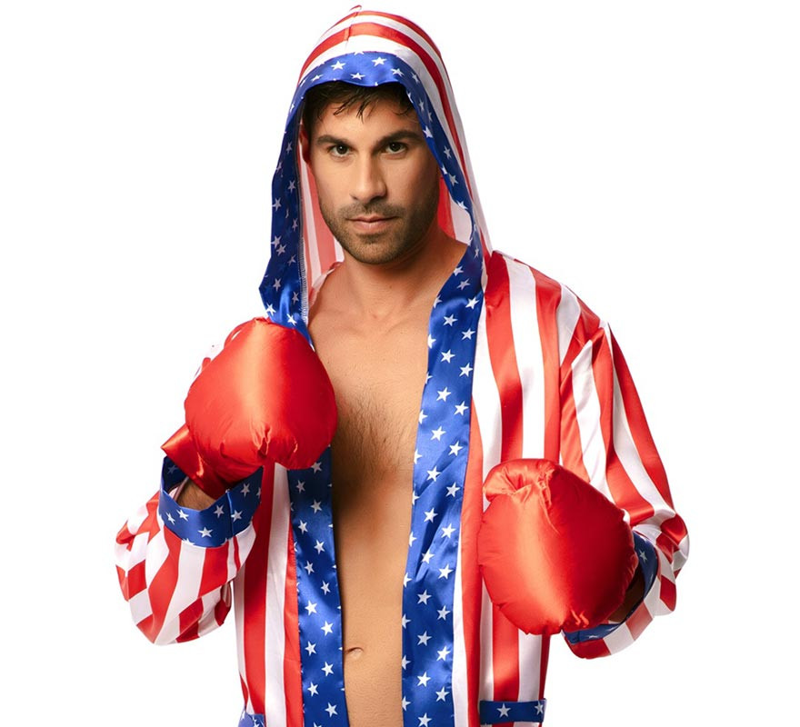 Par de luvas boxer vermelhas para adultos de 26 cm Par de luvas boxer vermelhas para adultos de 26 cm