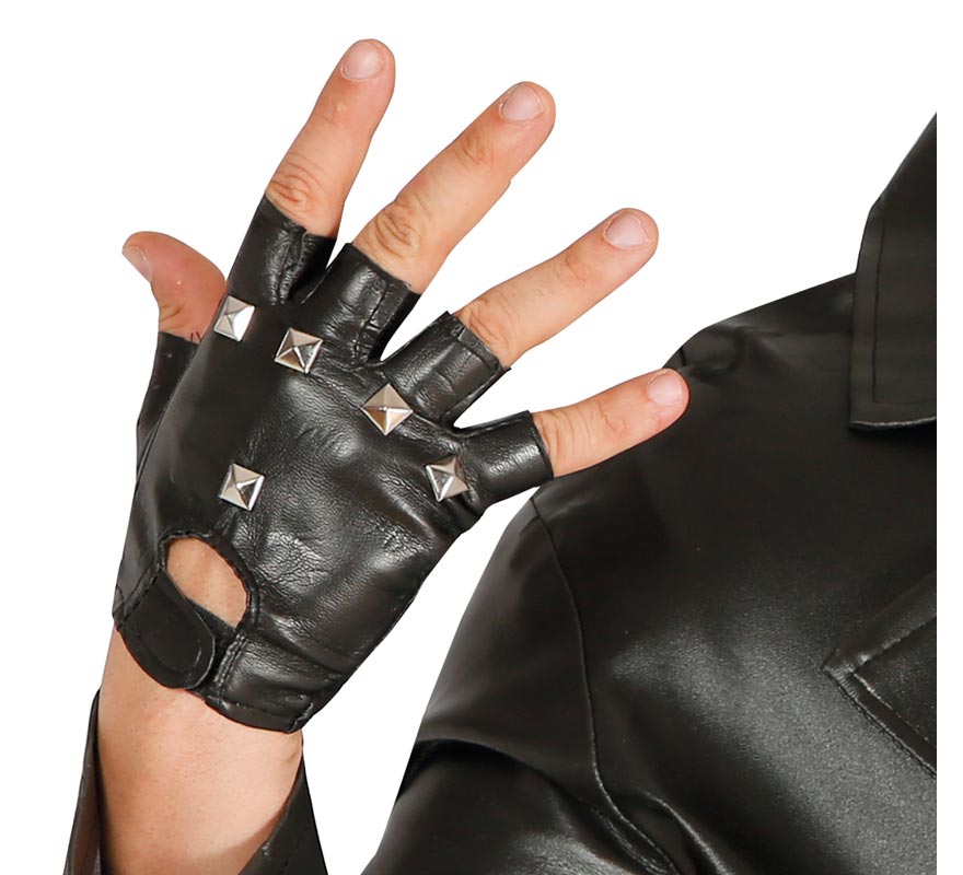 Par de luvas Sado ou Punk e motociclista