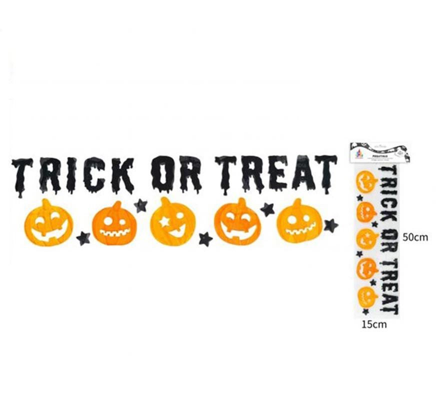 Trick or Treat Pumpkins Gel Sticker Trick or Treat Pumpkins Gel Sticker