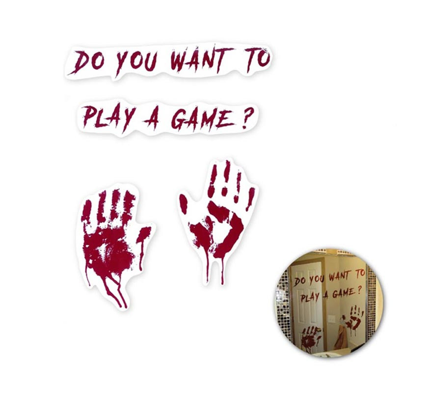 Adesivos de sangue 1 peça de 42x29,7 cm Adesivos de sangue 1 peça de 42x29,7 cm