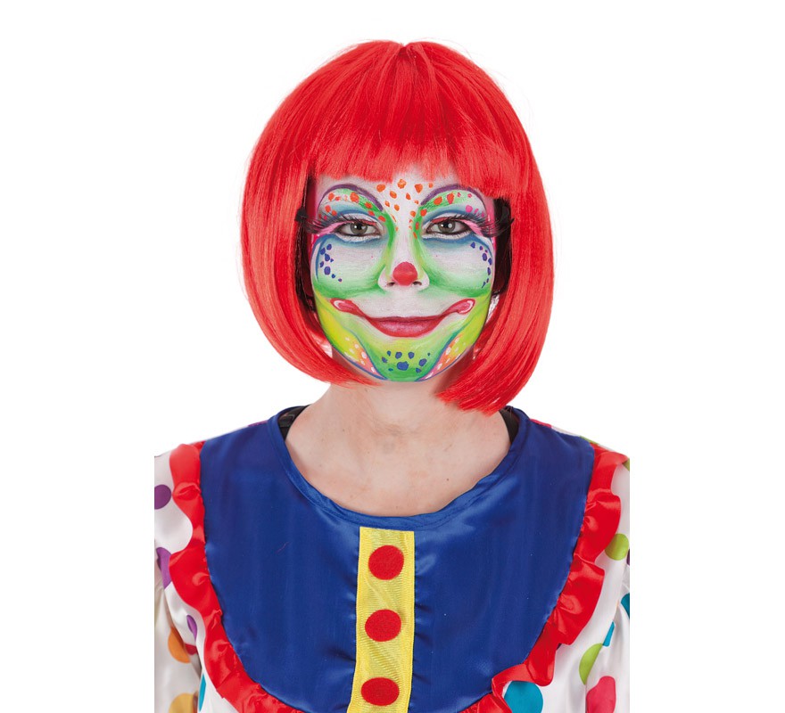 Short Red Cabaret Wig