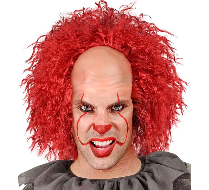 Scary Clown Bald Wig Scary Clown Bald Wig