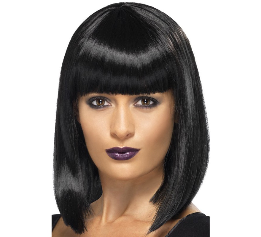 Cleopatra wig with black bangs