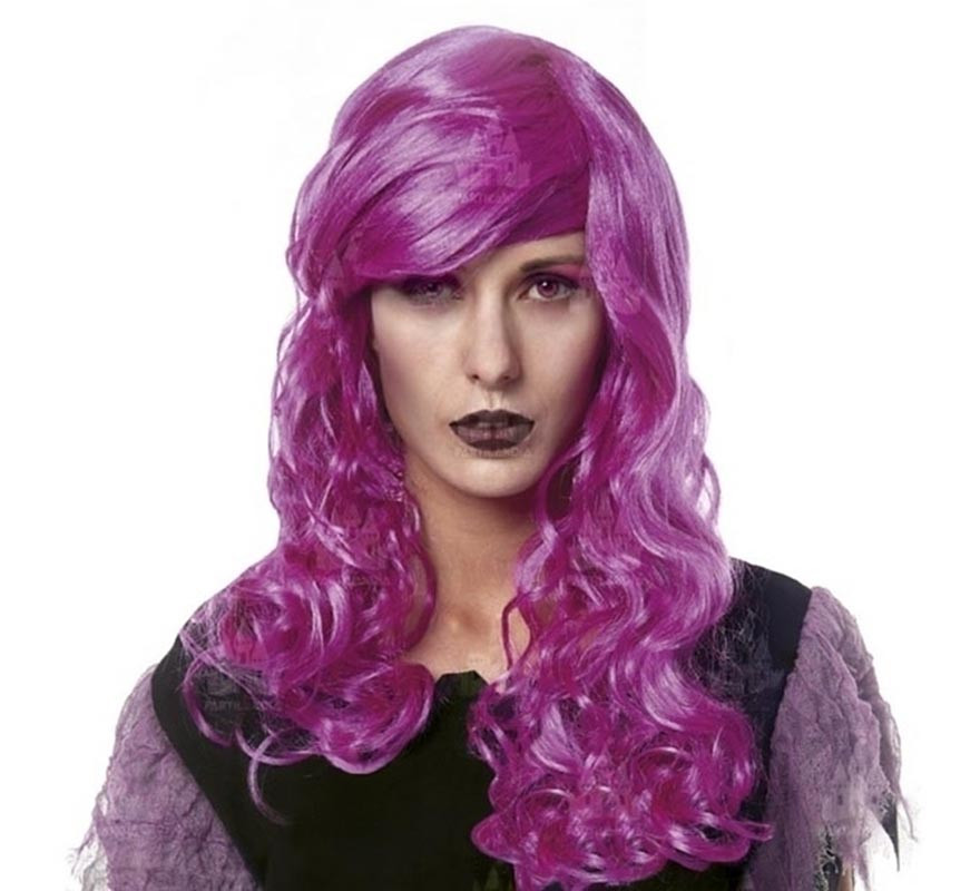 Adult Fuchsia Dead Bride Wig