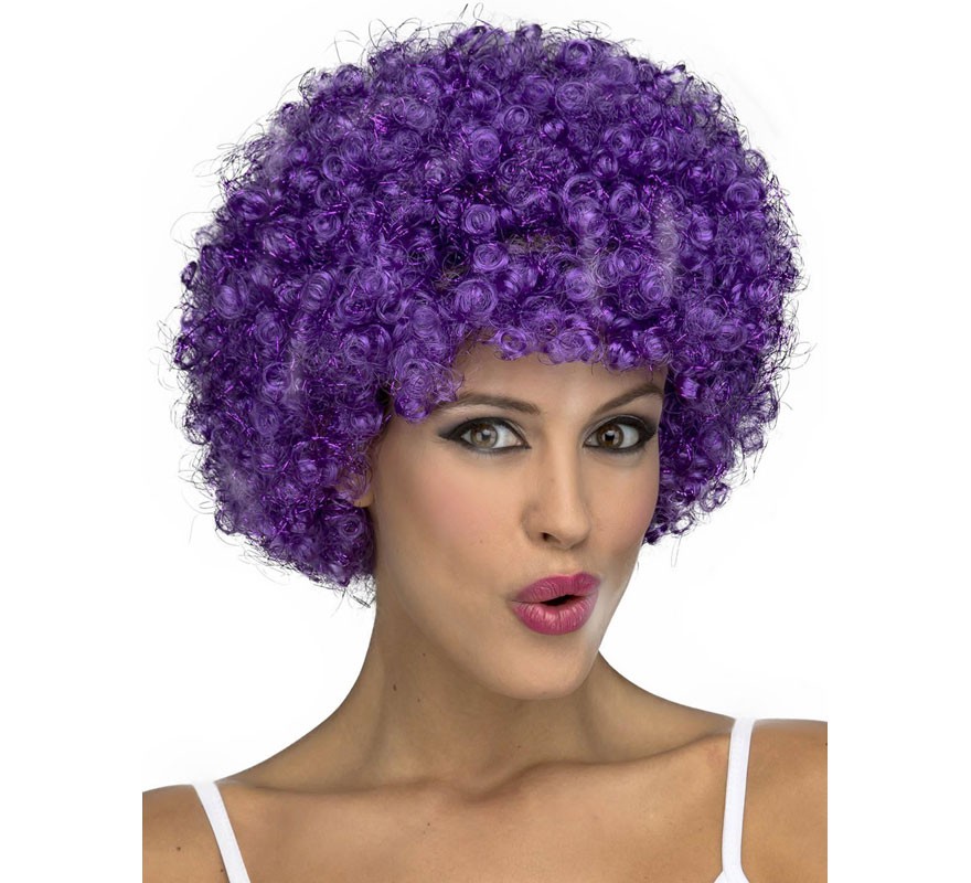 Purple Curly Clown Wig Purple Curly Clown Wig