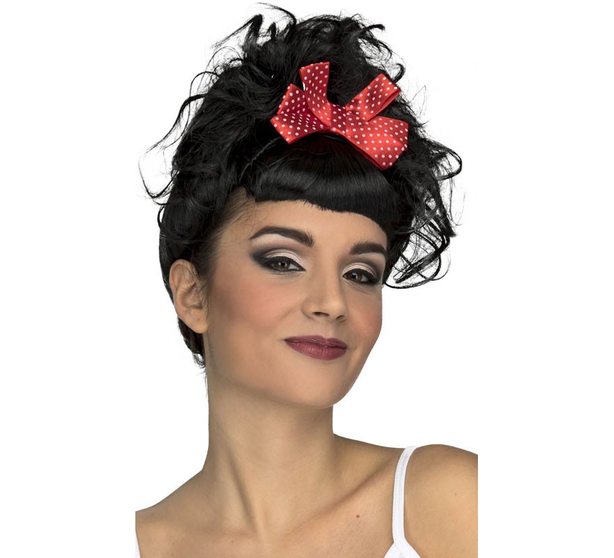 Long Rocker Wig with Flower