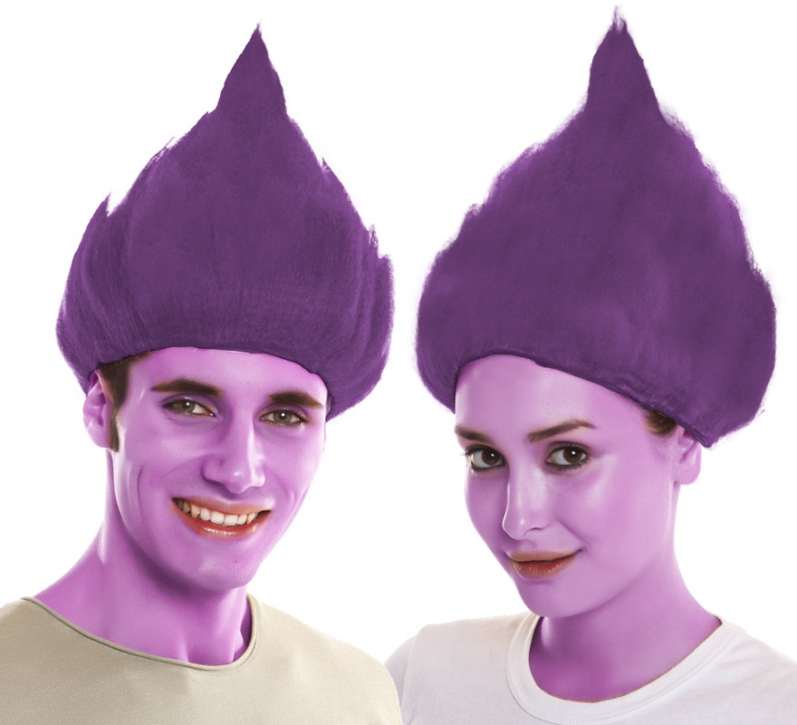 Peruca Troll Roxa Peruca Troll Roxa