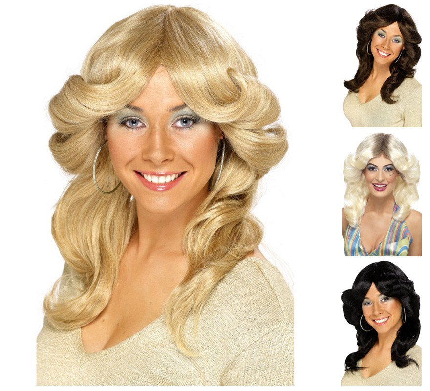 70's Mane Wig for Women in various colors