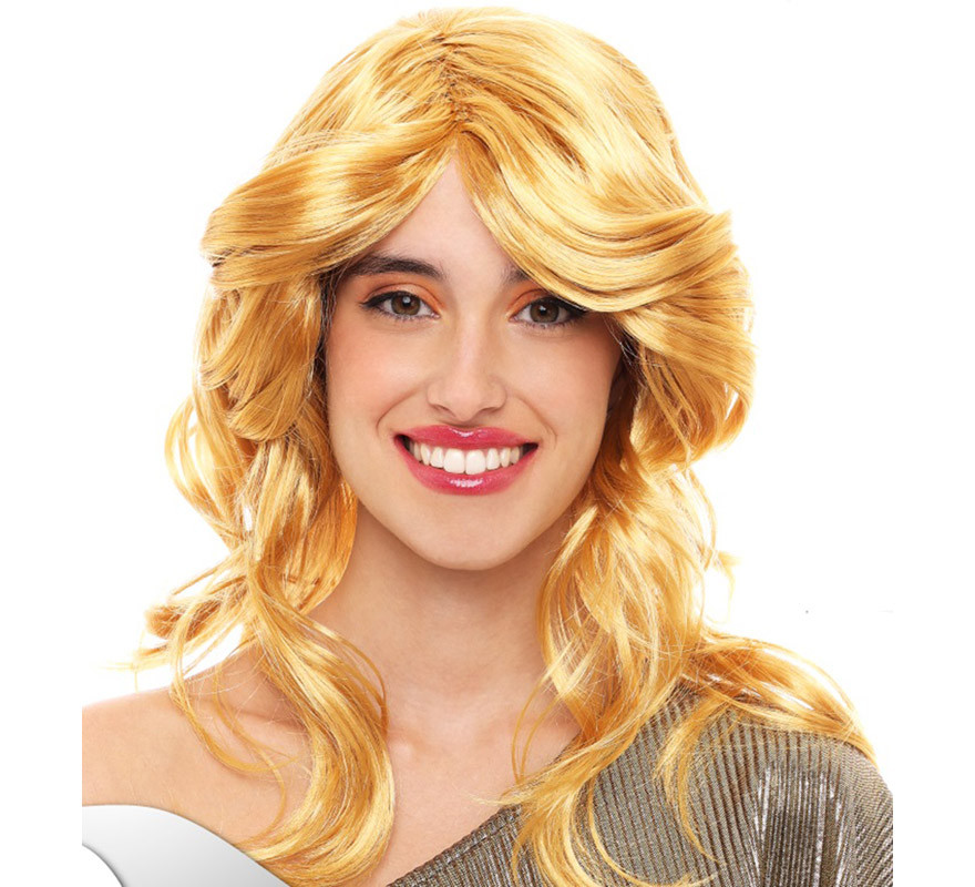 peruca loira discoteca