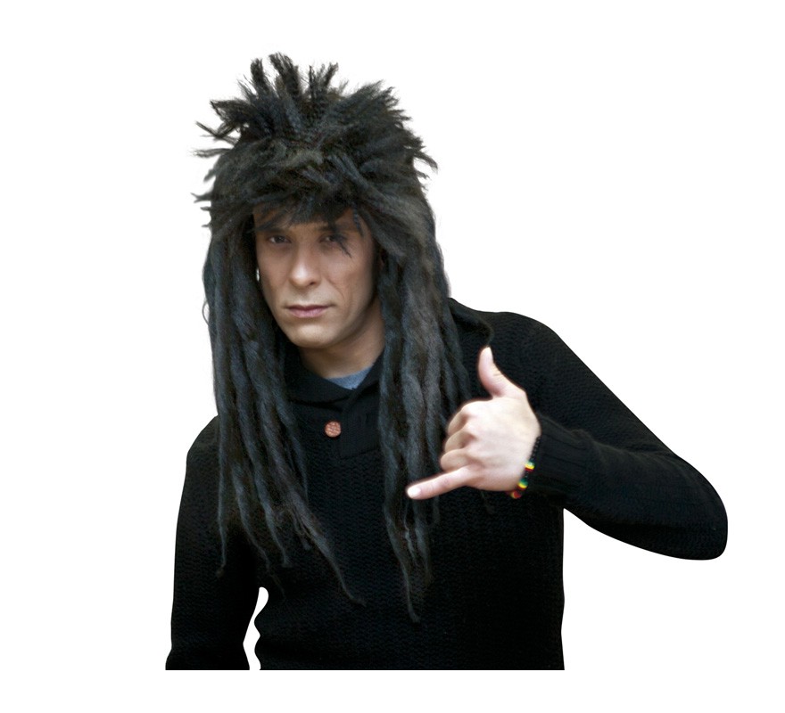 Punk Mane wig with black dreadlocks Punk Mane wig with black dreadlocks