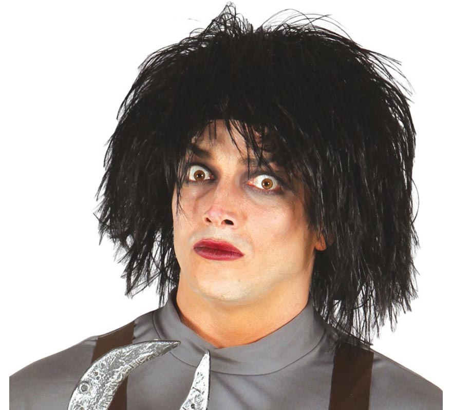 Edward Scissorhands Black Wig for Halloween