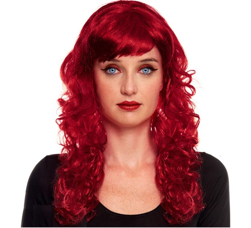 Redhead Waves Wig with Fringe