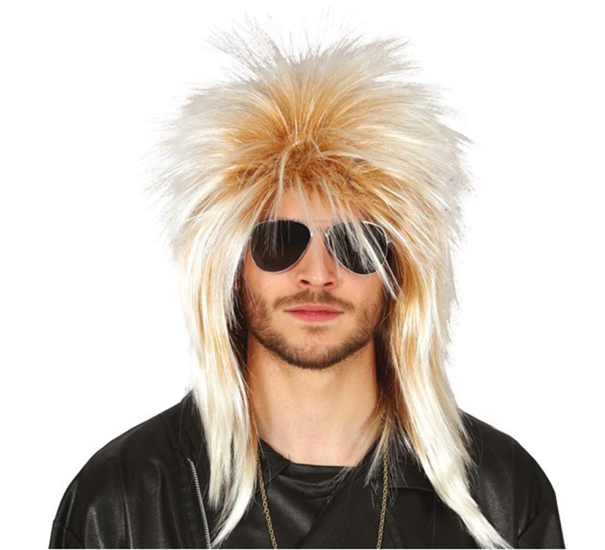 Smooth Blonde Rocker Wig