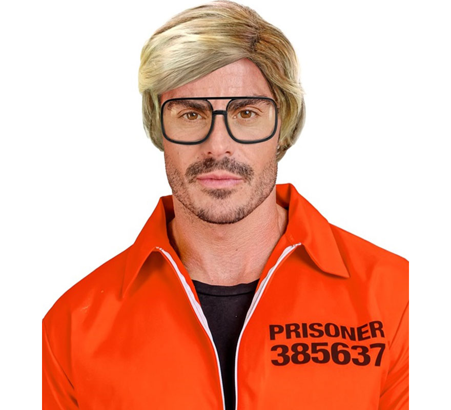 80s Blonde Wig for Men