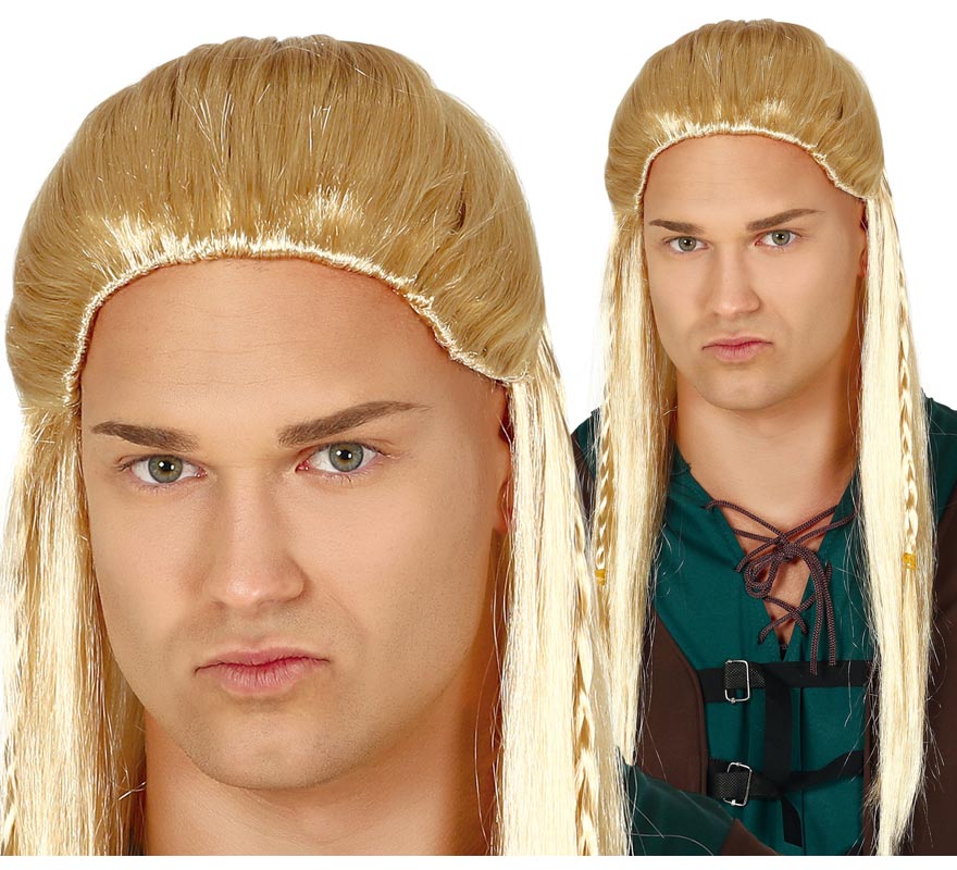 Peruca loira arqueiro