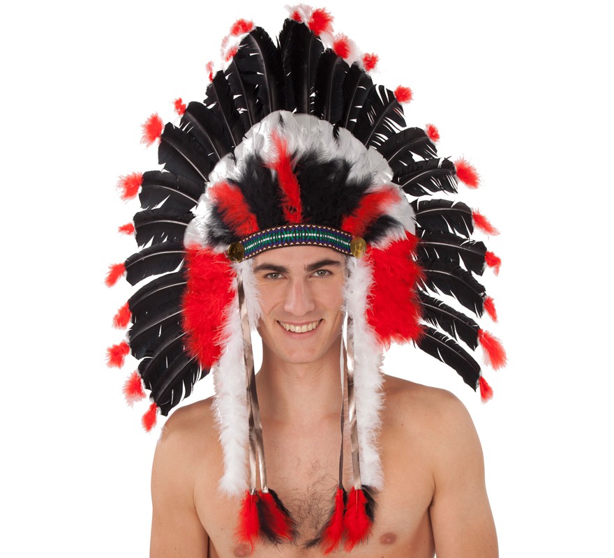 Great Indian Chief Feather Plume of 80x60 cm Great Indian Chief Feather Plume of 80x60 cm