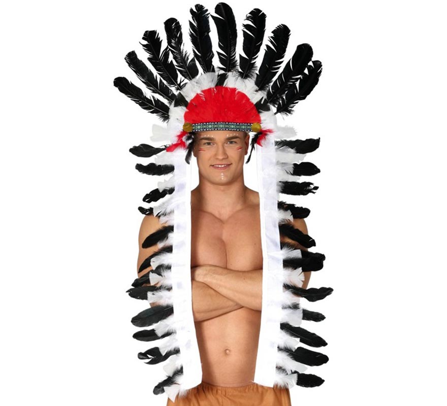 Pluma principal indiana de 116 cm