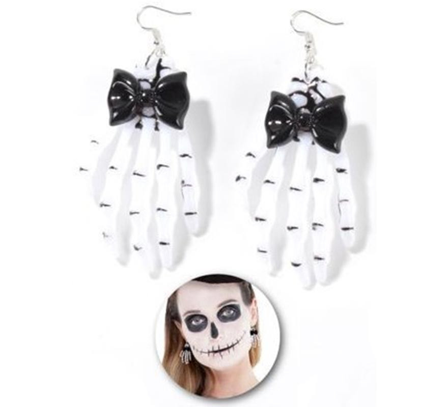 Brinco Mãos Esqueleto